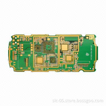 8-layer high-density PCBs with blind and buried holes, surface flash gold and 1.6mm board thickness